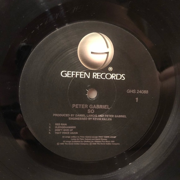 Peter Gabriel LP So 1986 NM Vinyl Beauty - Picture 5 of 10